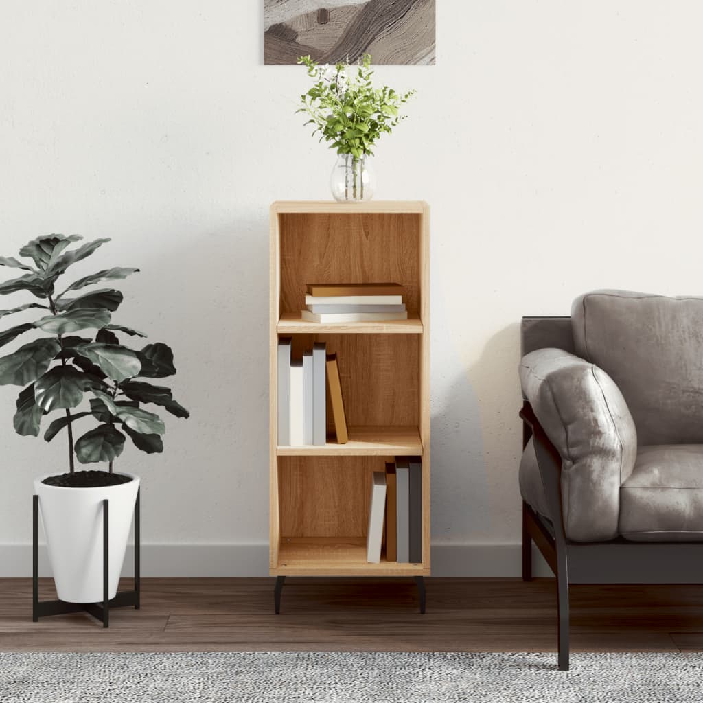 Sideboard Sonoma-Eiche 34,5x32,5x90 cm Holzwerkstoff - Pazzar.ch