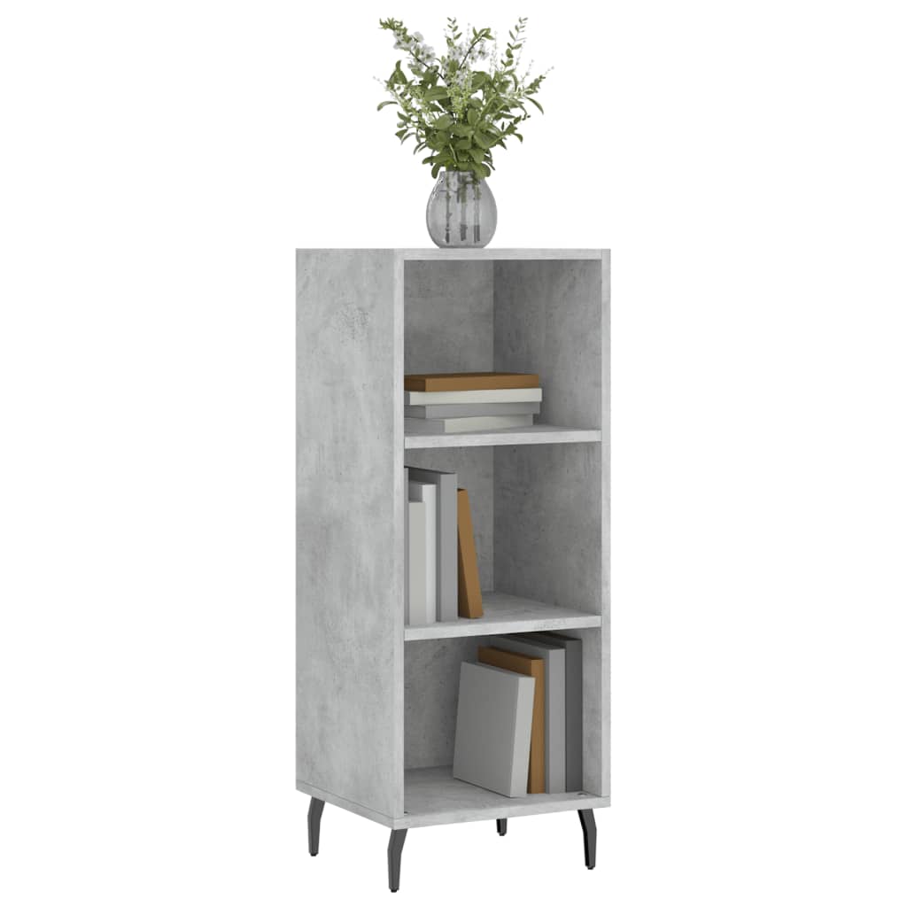Sideboard Betongrau 34,5x32,5x90 cm Holzwerkstoff - Pazzar.ch