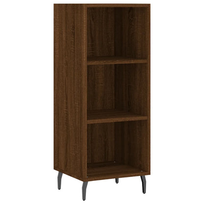 Sideboard Braun Eichen-Optik 34,5x32,5x90 cm Holzwerkstoff - Pazzar.ch