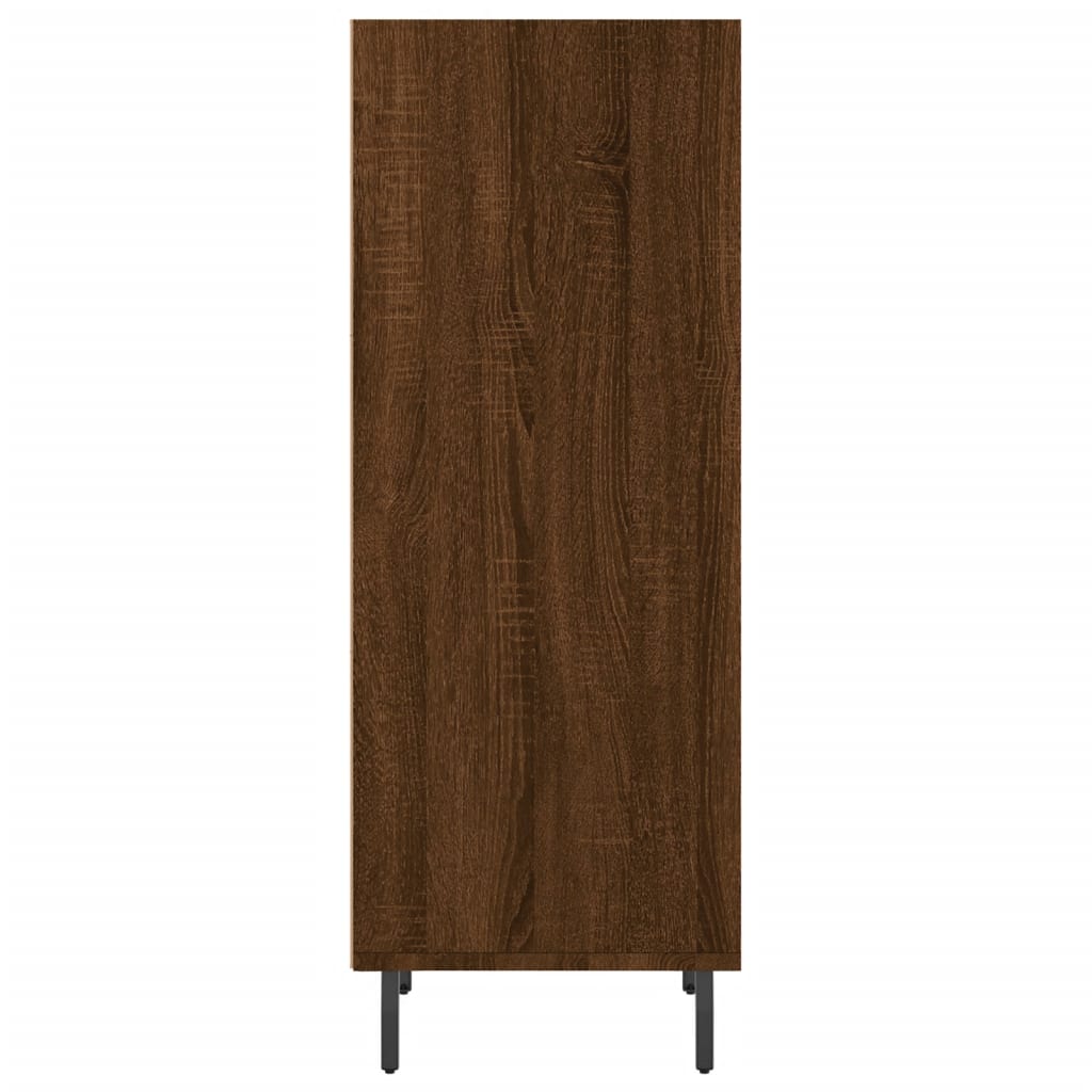 Sideboard Braun Eichen-Optik 34,5x32,5x90 cm Holzwerkstoff - Pazzar.ch