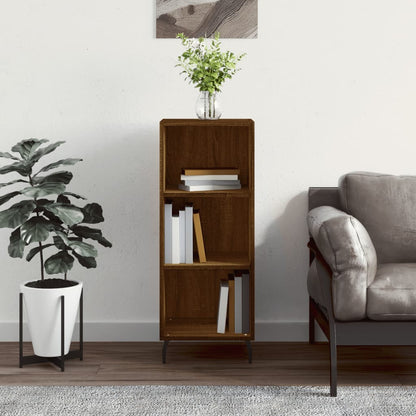Sideboard Braun Eichen-Optik 34,5x32,5x90 cm Holzwerkstoff - Pazzar.ch