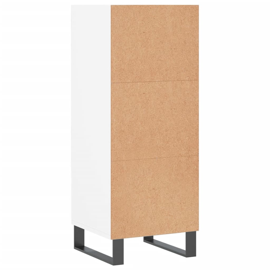 Sideboard Weiß 34,5x32,5x90 cm Holzwerkstoff - Pazzar.ch