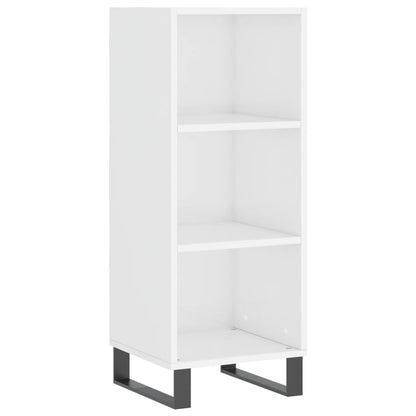 Sideboard Hochglanz-Weiß 34,5x32,5x90 cm Holzwerkstoff - Pazzar.ch