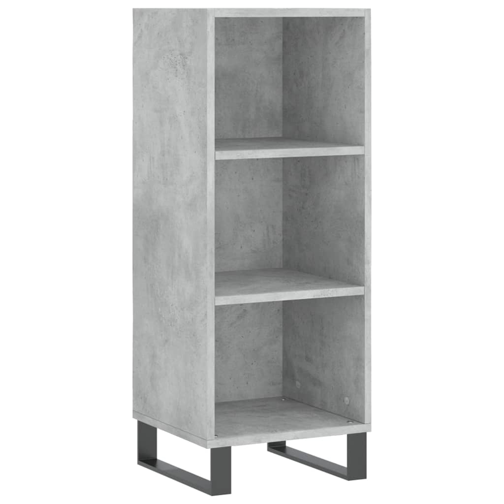 Sideboard Betongrau 34,5x32,5x90 cm Holzwerkstoff - Pazzar.ch