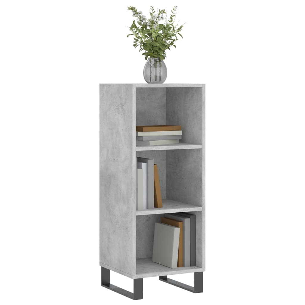Sideboard Betongrau 34,5x32,5x90 cm Holzwerkstoff - Pazzar.ch