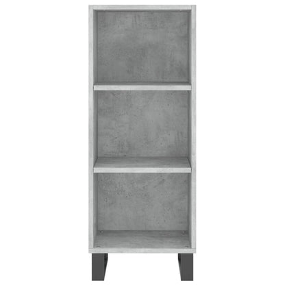 Sideboard Betongrau 34,5x32,5x90 cm Holzwerkstoff - Pazzar.ch