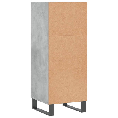 Sideboard Betongrau 34,5x32,5x90 cm Holzwerkstoff - Pazzar.ch