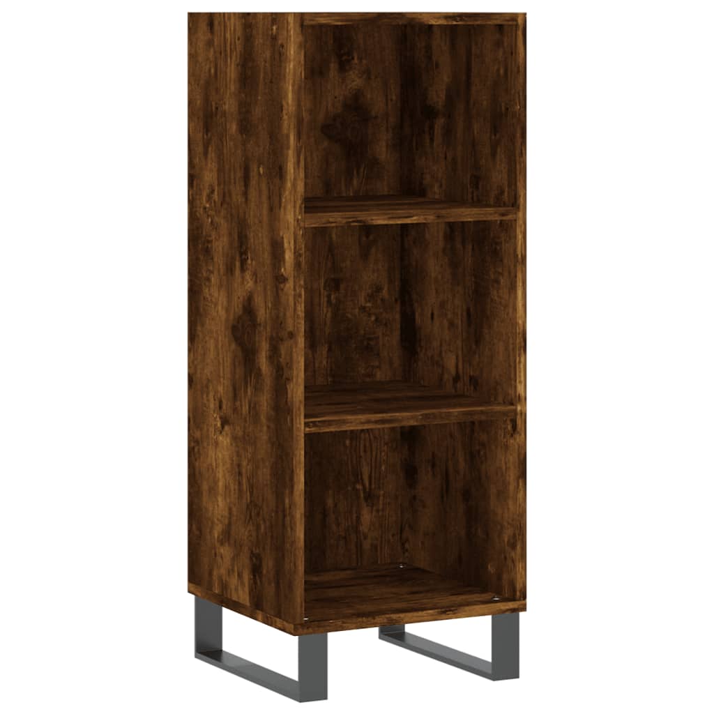 Sideboard Räuchereiche 34,5x32,5x90 cm Holzwerkstoff - Pazzar.ch