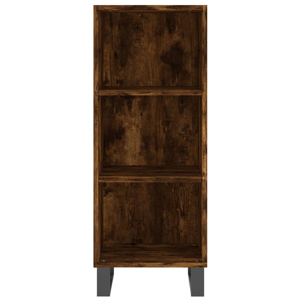 Sideboard Räuchereiche 34,5x32,5x90 cm Holzwerkstoff - Pazzar.ch
