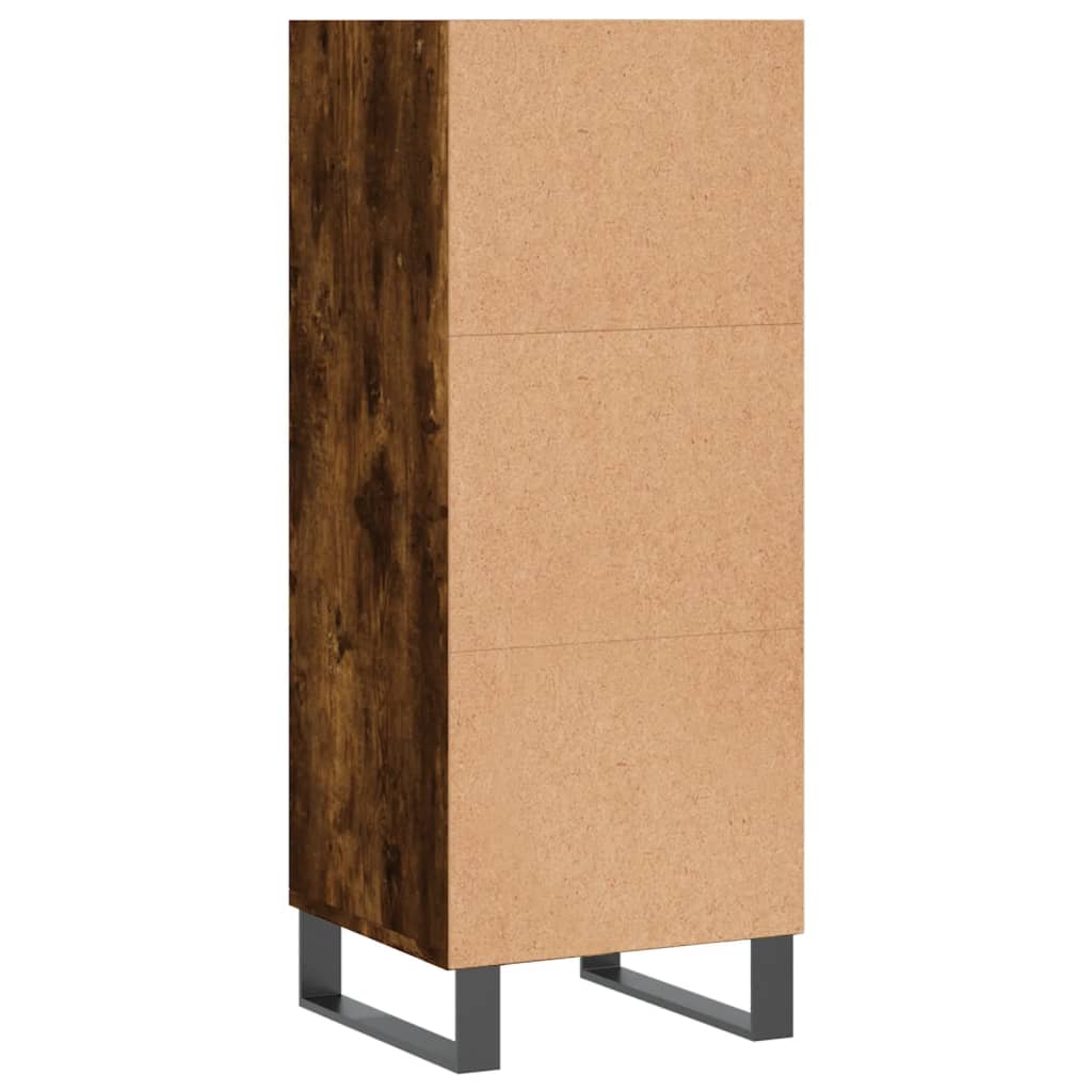 Sideboard Räuchereiche 34,5x32,5x90 cm Holzwerkstoff - Pazzar.ch