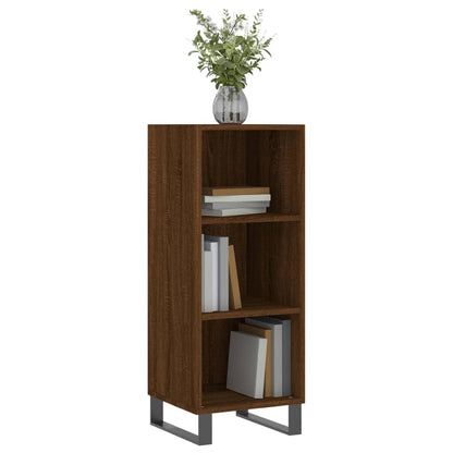 Sideboard Braun Eichen-Optik 34,5x32,5x90 cm Holzwerkstoff - Pazzar.ch