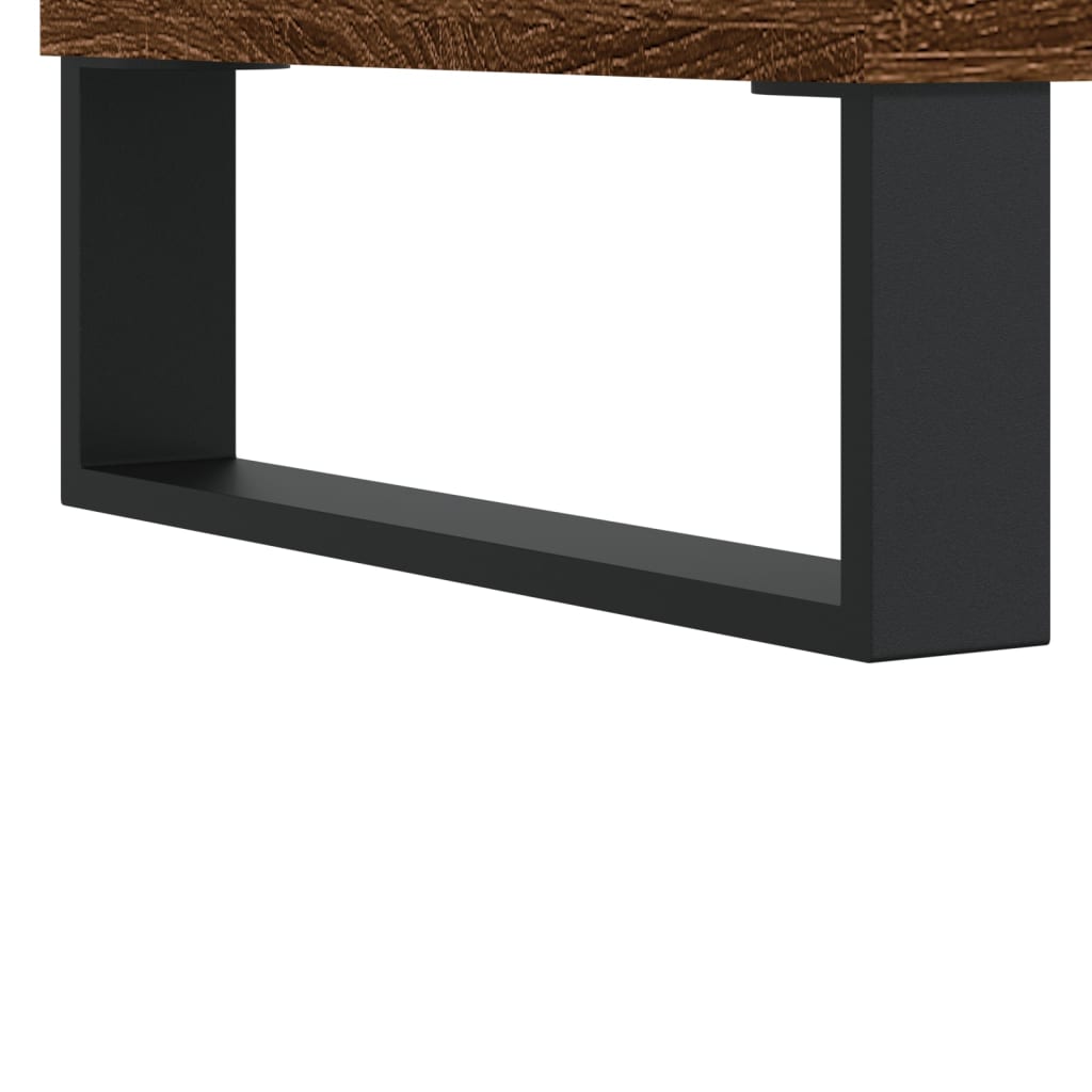 Sideboard Braun Eichen-Optik 34,5x32,5x90 cm Holzwerkstoff - Pazzar.ch