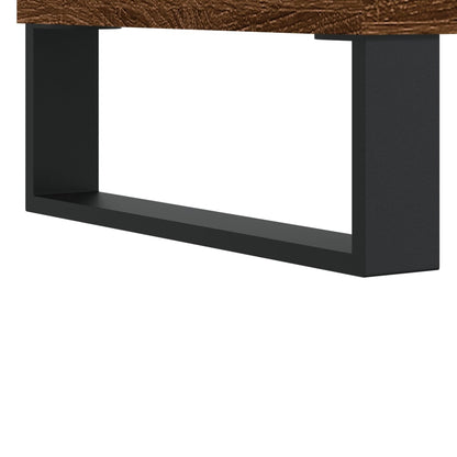 Sideboard Braun Eichen-Optik 34,5x32,5x90 cm Holzwerkstoff - Pazzar.ch