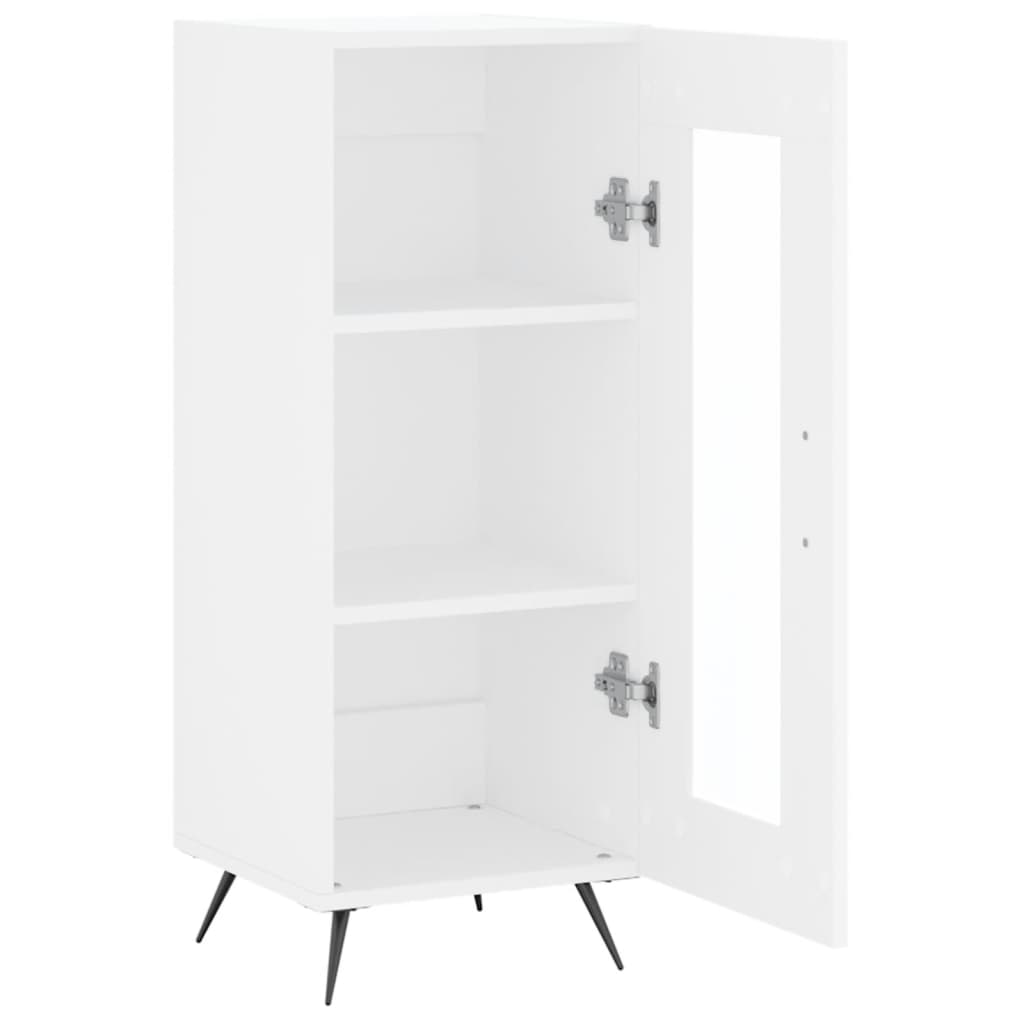 Sideboard Weiß 34,5x34x90 cm Holzwerkstoff - Pazzar.ch