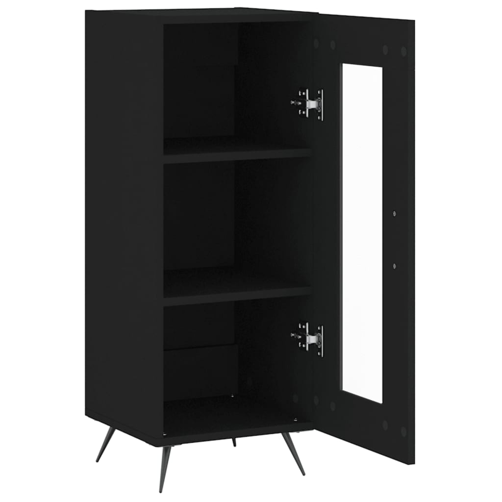 Sideboard Schwarz 34,5x34x90 cm Holzwerkstoff - Pazzar.ch