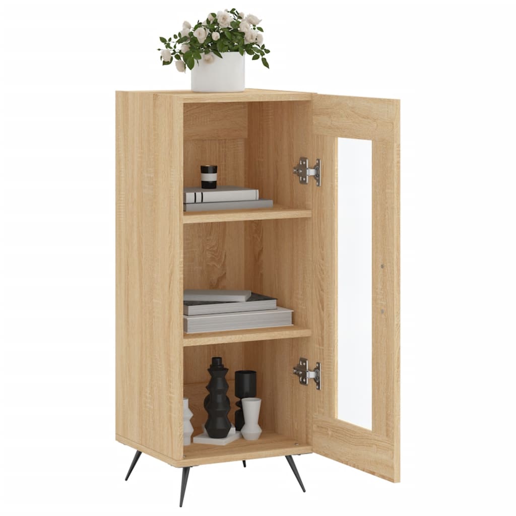 Sideboard Sonoma-Eiche 34,5x34x90 cm Holzwerkstoff - Pazzar.ch
