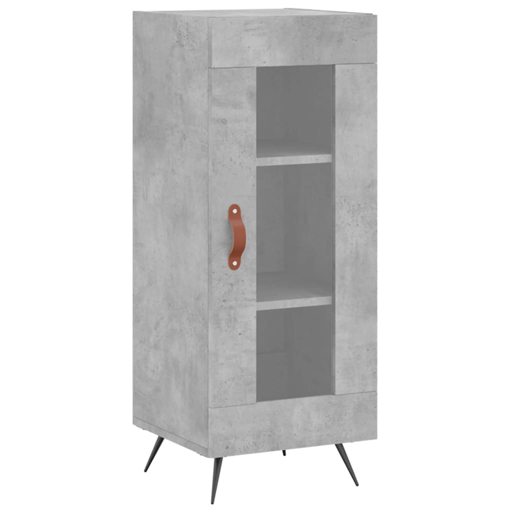 Sideboard Betongrau 34,5x34x90 cm Holzwerkstoff - Pazzar.ch