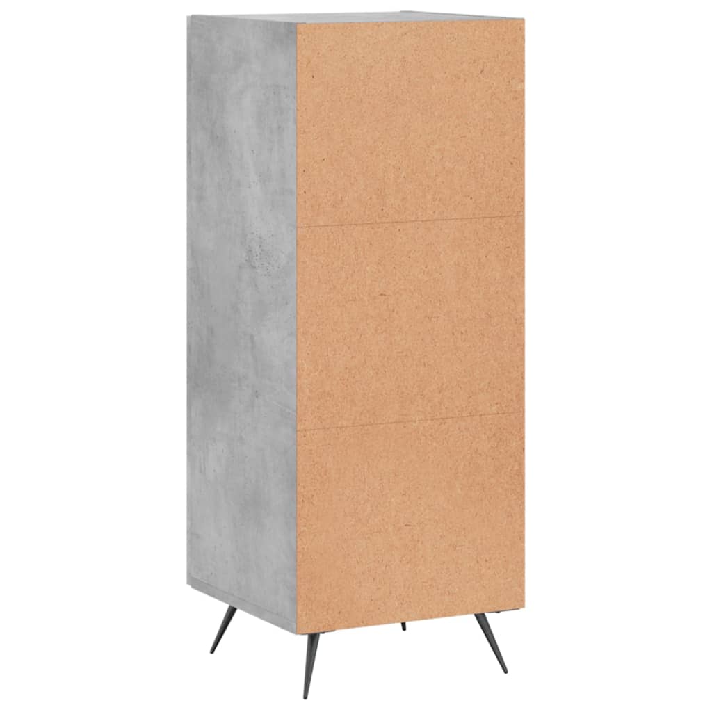 Sideboard Betongrau 34,5x34x90 cm Holzwerkstoff - Pazzar.ch