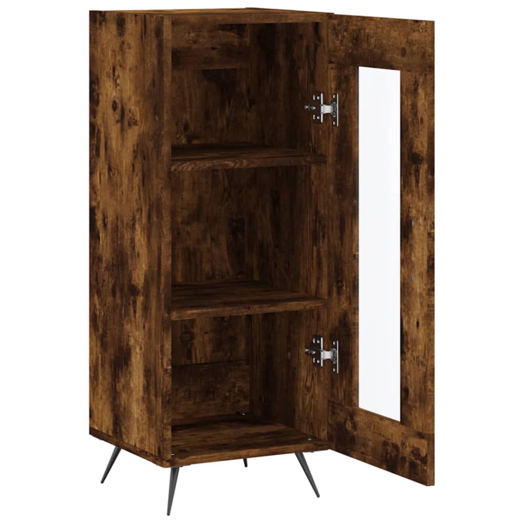 Sideboard Räuchereiche 34,5x34x90 cm Holzwerkstoff - Pazzar.ch
