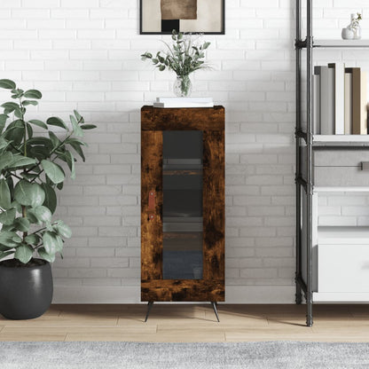 Sideboard Räuchereiche 34,5x34x90 cm Holzwerkstoff - Pazzar.ch