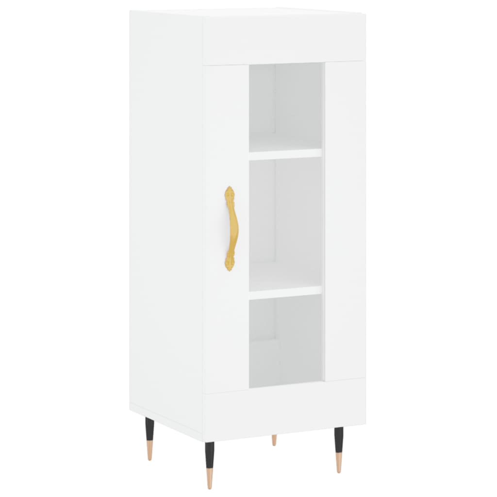 Sideboard Weiß 34,5x34x90 cm Holzwerkstoff - Pazzar.ch