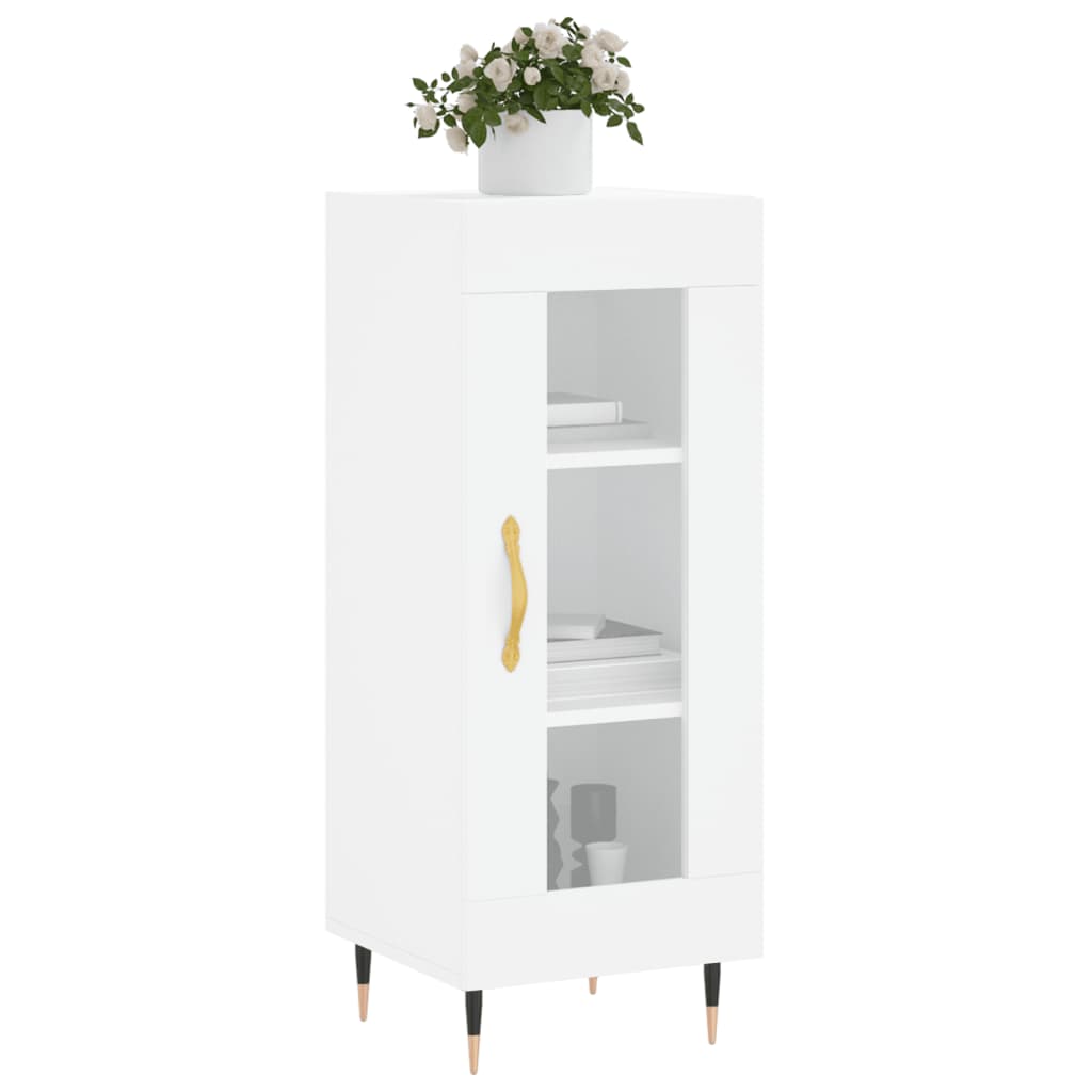 Sideboard Weiß 34,5x34x90 cm Holzwerkstoff - Pazzar.ch