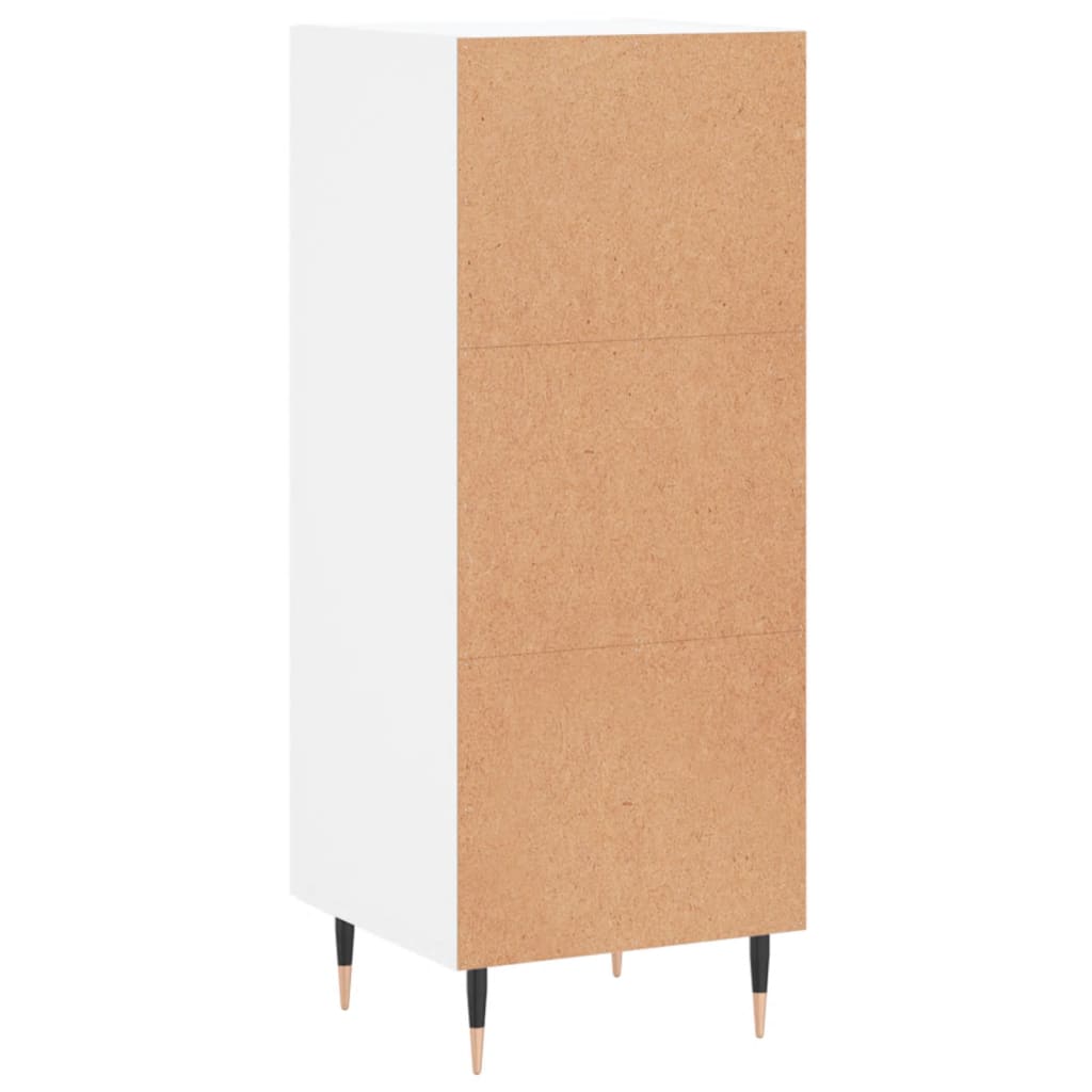 Sideboard Weiß 34,5x34x90 cm Holzwerkstoff - Pazzar.ch
