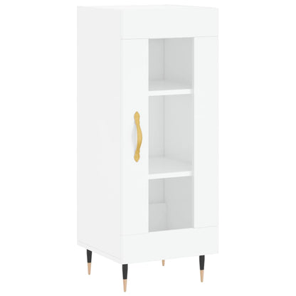 Sideboard Hochglanz-Weiß 34,5x34x90 cm Holzwerkstoff - Pazzar.ch