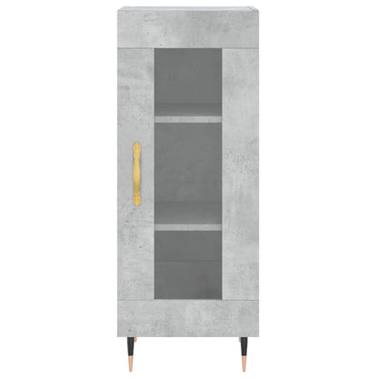 Sideboard Betongrau 34,5x34x90 cm Holzwerkstoff - Pazzar.ch