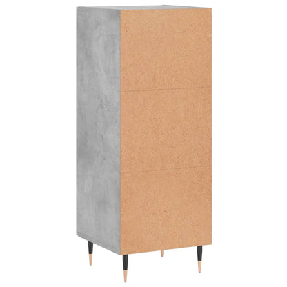 Sideboard Betongrau 34,5x34x90 cm Holzwerkstoff - Pazzar.ch