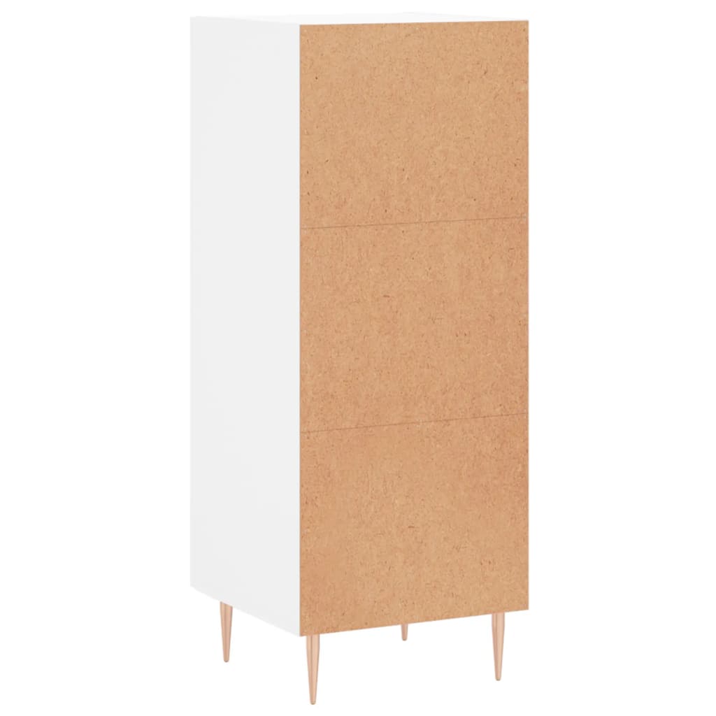 Sideboard Weiß 34,5x34x90 cm Holzwerkstoff - Pazzar.ch