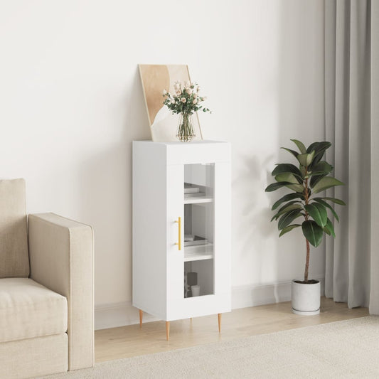 Sideboard Weiß 34,5x34x90 cm Holzwerkstoff - Pazzar.ch