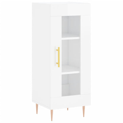 Sideboard Hochglanz-Weiß 34,5x34x90 cm Holzwerkstoff - Pazzar.ch