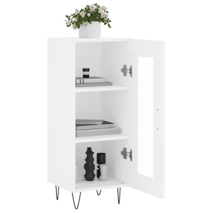 Sideboard Weiß 34,5x34x90 cm Holzwerkstoff - Pazzar.ch