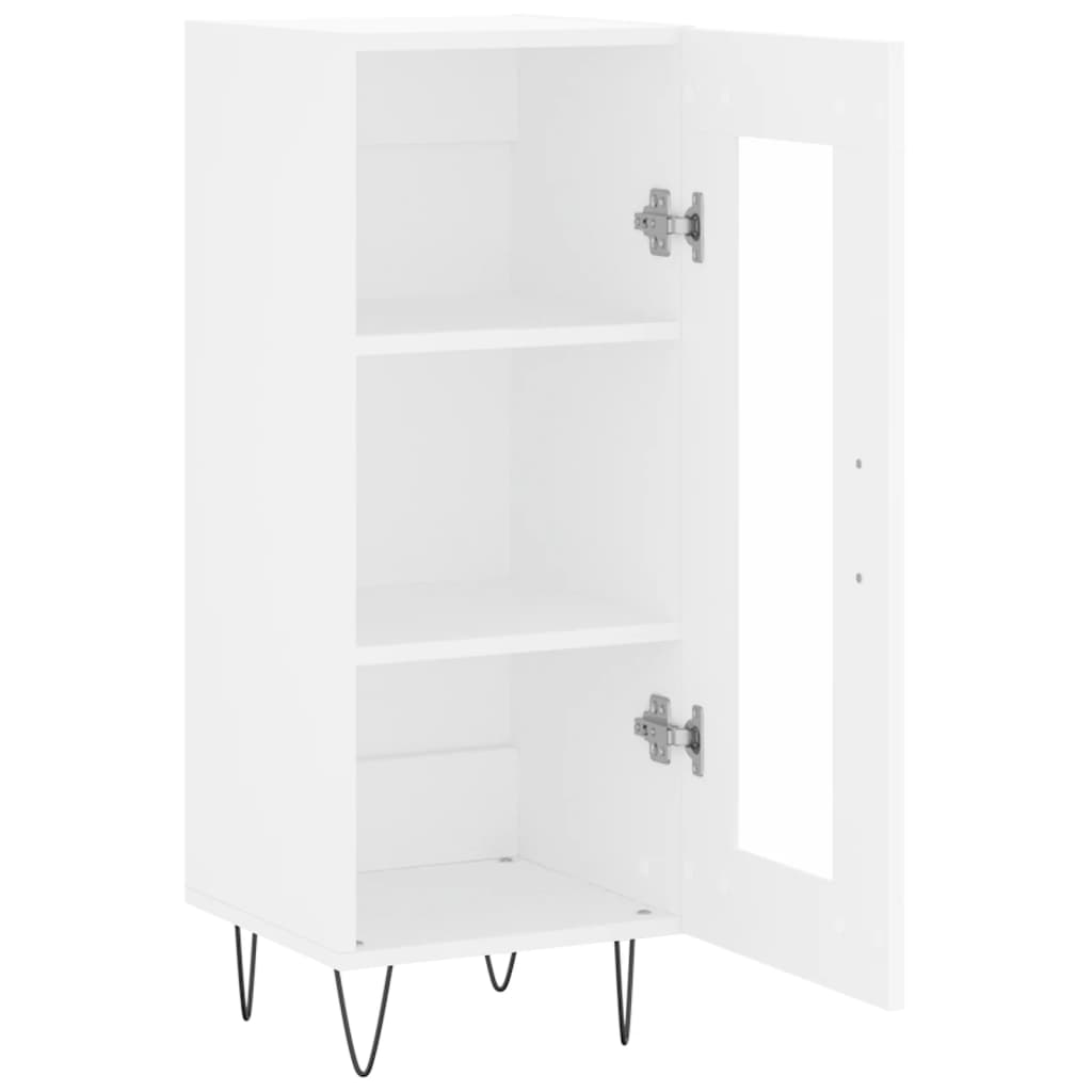 Sideboard Weiß 34,5x34x90 cm Holzwerkstoff - Pazzar.ch