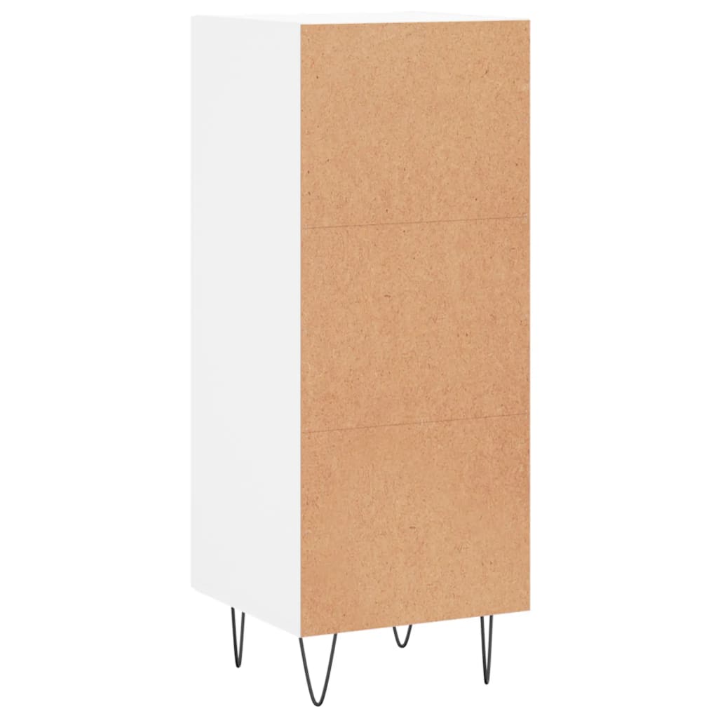 Sideboard Weiß 34,5x34x90 cm Holzwerkstoff - Pazzar.ch