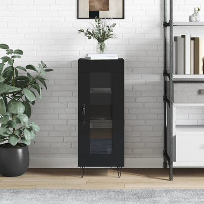 Sideboard Schwarz 34,5x34x90 cm Holzwerkstoff - Pazzar.ch