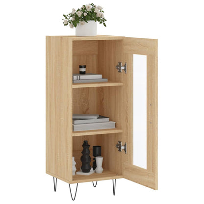 Sideboard Sonoma-Eiche 34,5x34x90 cm Holzwerkstoff - Pazzar.ch