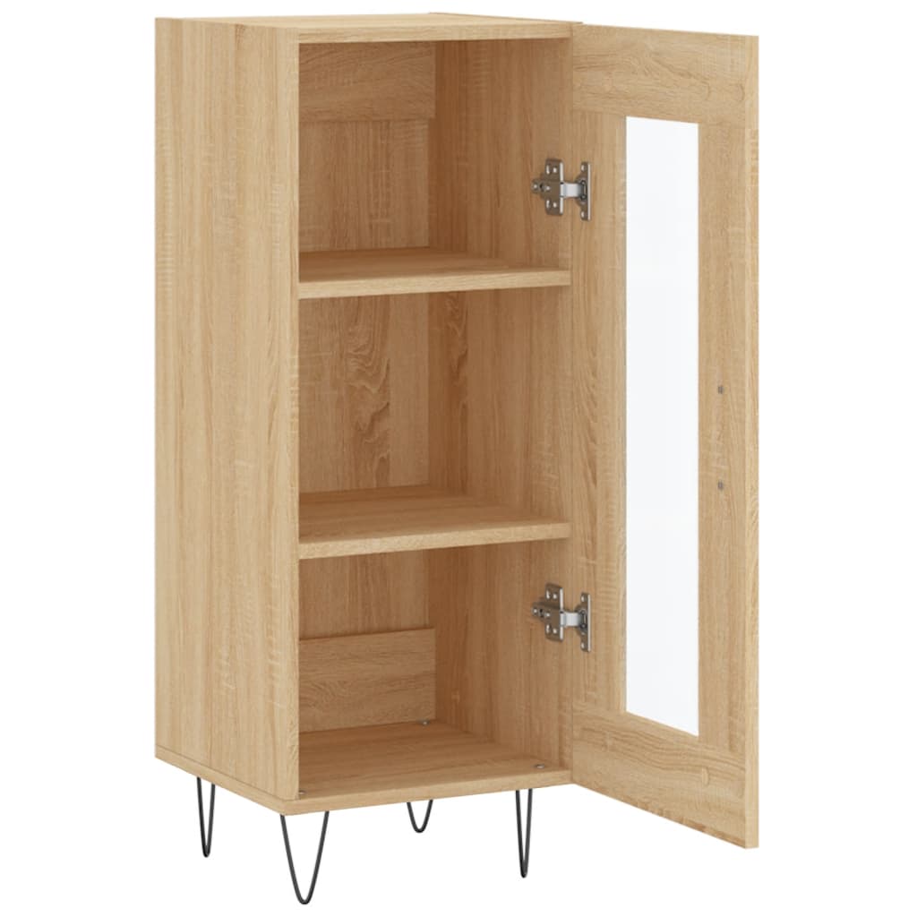 Sideboard Sonoma-Eiche 34,5x34x90 cm Holzwerkstoff - Pazzar.ch