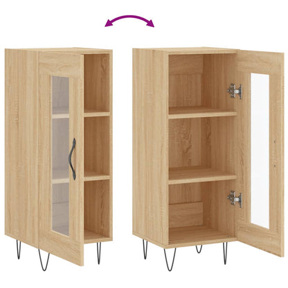 Sideboard Sonoma-Eiche 34,5x34x90 cm Holzwerkstoff - Pazzar.ch