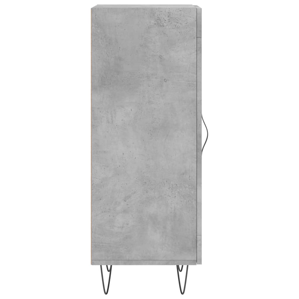 Sideboard Betongrau 34,5x34x90 cm Holzwerkstoff - Pazzar.ch