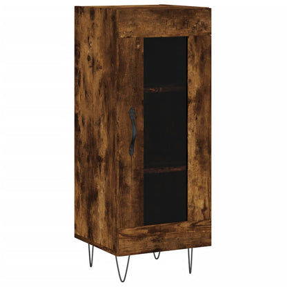 Sideboard Räuchereiche 34,5x34x90 cm Holzwerkstoff - Pazzar.ch