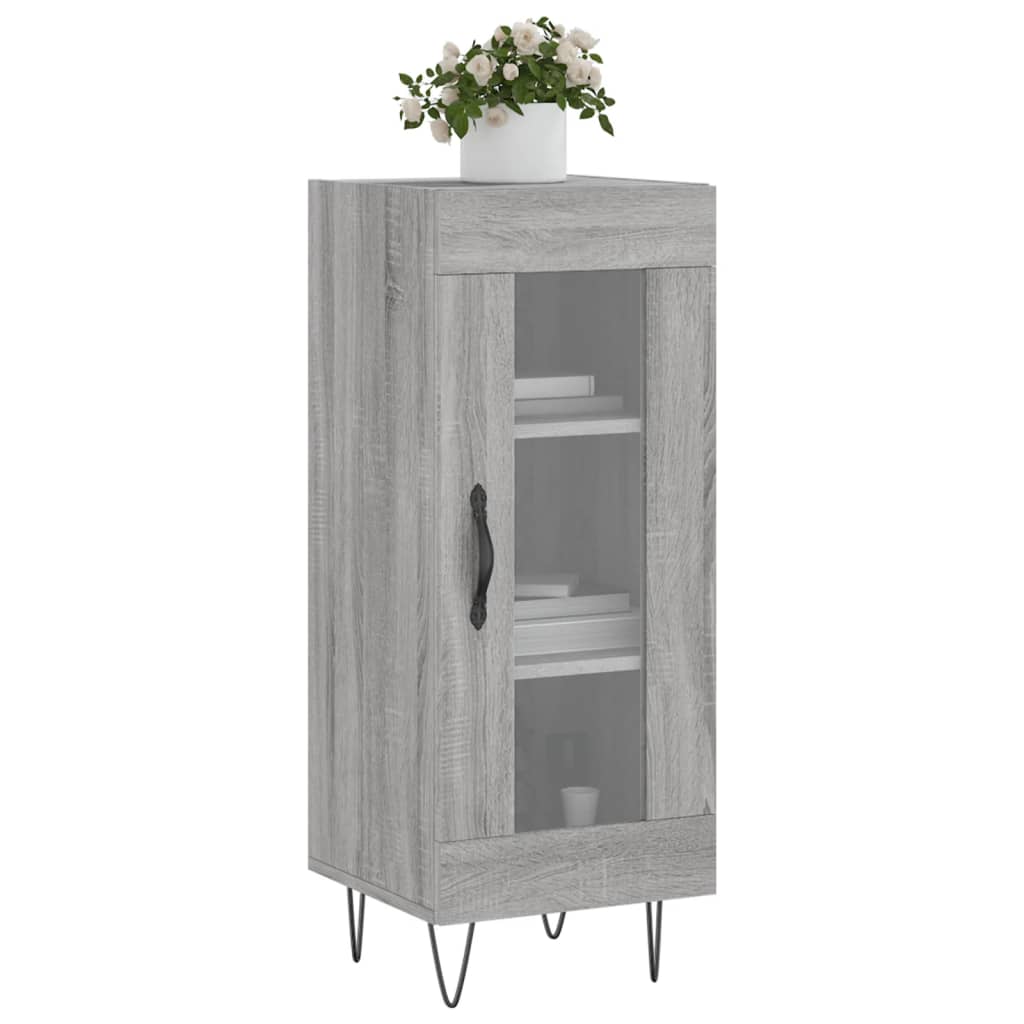 Sideboard Grau Sonoma 34,5x34x90 cm Holzwerkstoff - Pazzar.ch