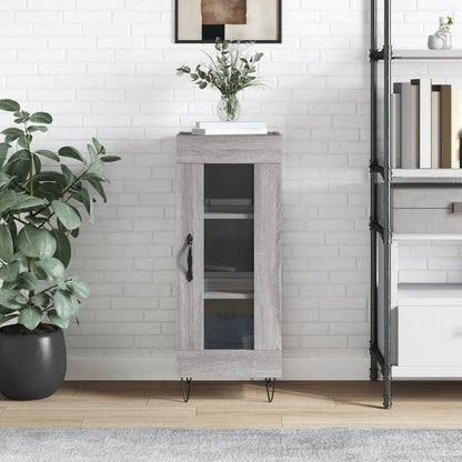 Sideboard Grau Sonoma 34,5x34x90 cm Holzwerkstoff - Pazzar.ch