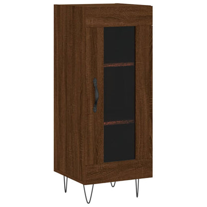 Sideboard Braun Eichen-Optik 34,5x34x90 cm Holzwerkstoff - Pazzar.ch