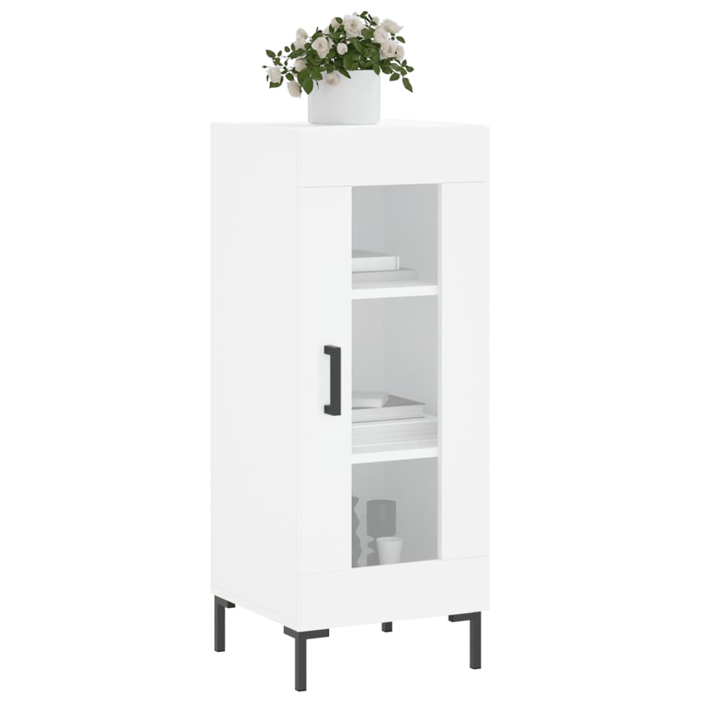 Sideboard Weiß 34,5x34x90 cm Holzwerkstoff - Pazzar.ch