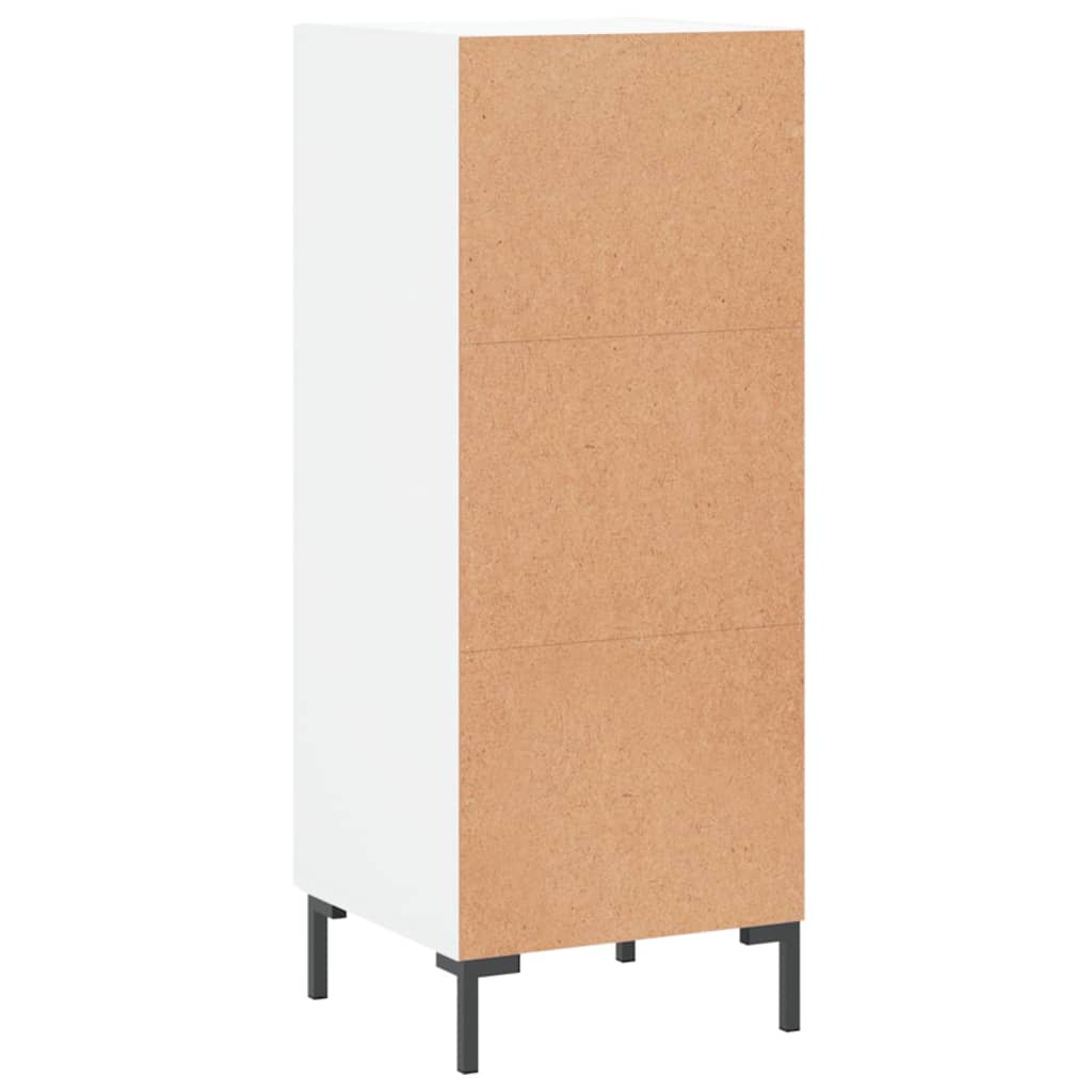 Sideboard Weiß 34,5x34x90 cm Holzwerkstoff - Pazzar.ch
