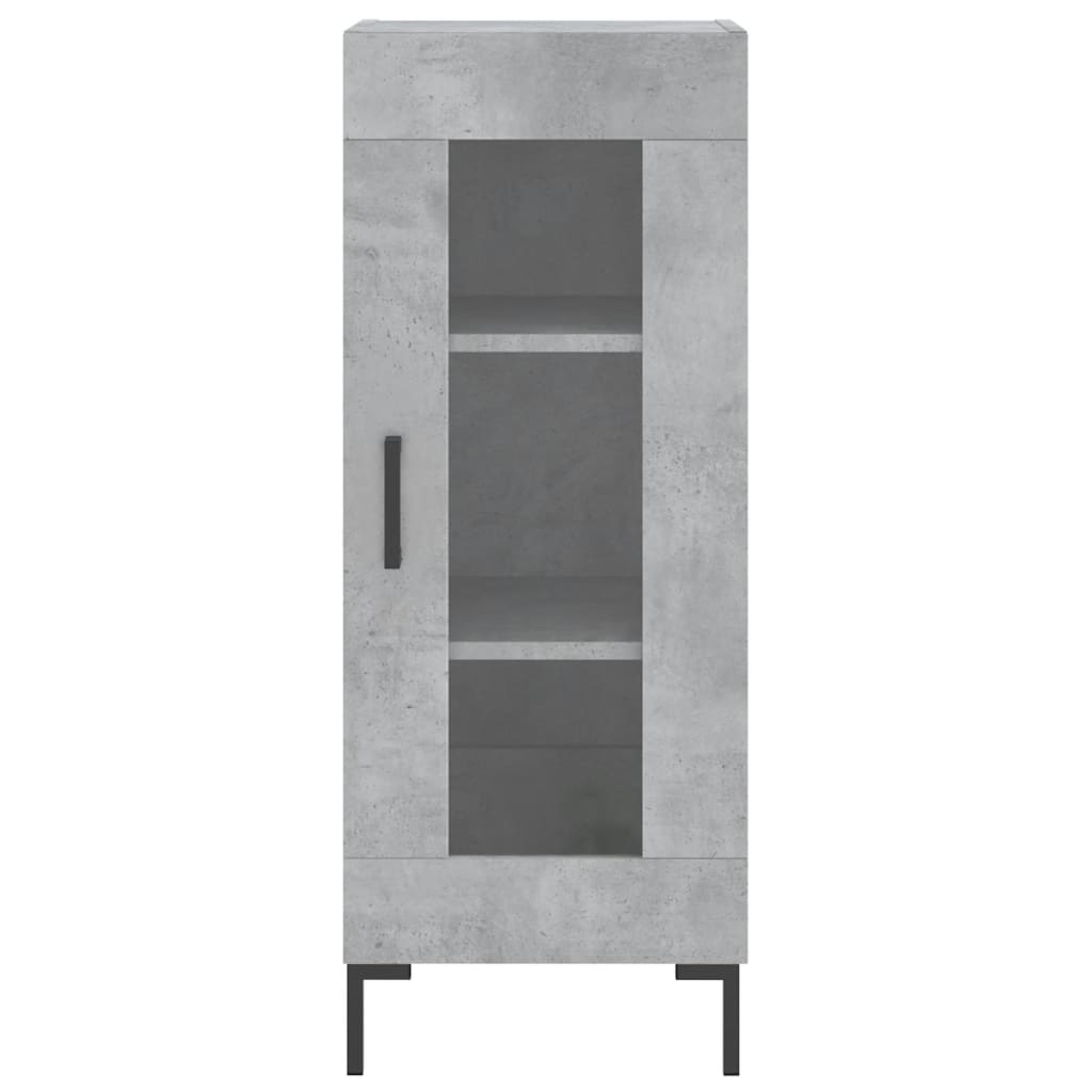 Sideboard Betongrau 34,5x34x90 cm Holzwerkstoff - Pazzar.ch