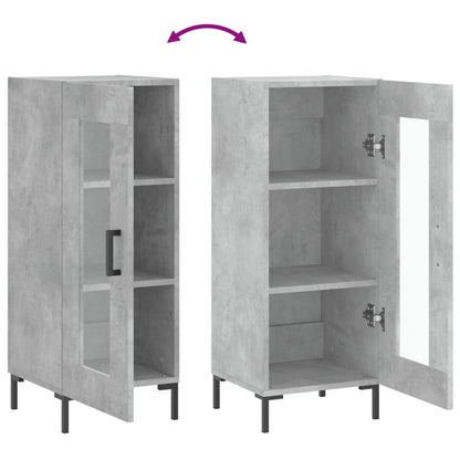 Sideboard Betongrau 34,5x34x90 cm Holzwerkstoff - Pazzar.ch