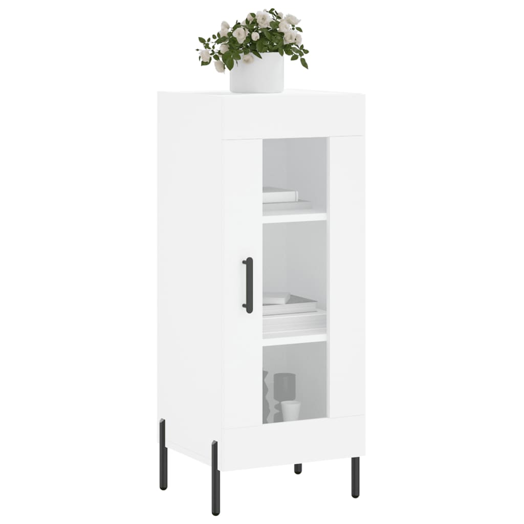 Sideboard Weiß 34,5x34x90 cm Holzwerkstoff - Pazzar.ch